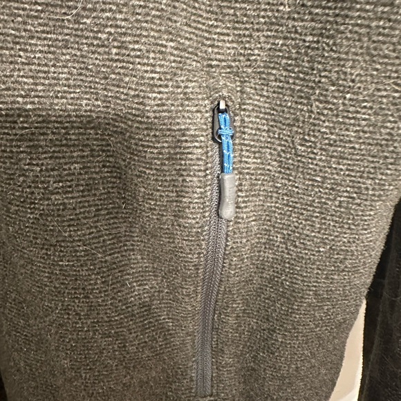 L.L. Bean LT Large Tall Full Zip Light Fleece Gray Jacket Slightly Fitted Men’s - Picture 4 of 8